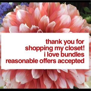 Thank you for shopping my closet!